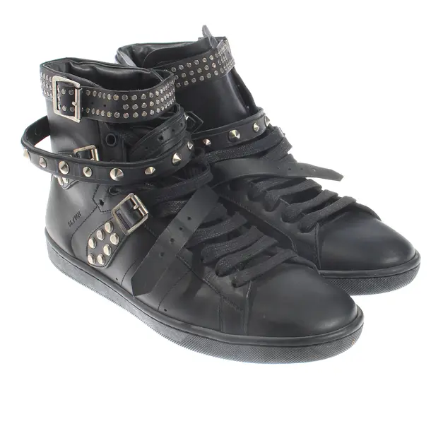 High-Top Sneakers, in Black, Saint Laurent