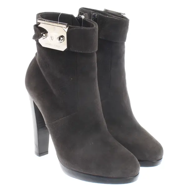 Ankle Boots, in Dark Gray, Hermès