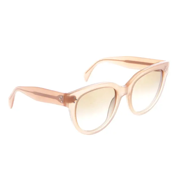 Sonnenbrille, in Hellbraun, Kunststoff, Céline