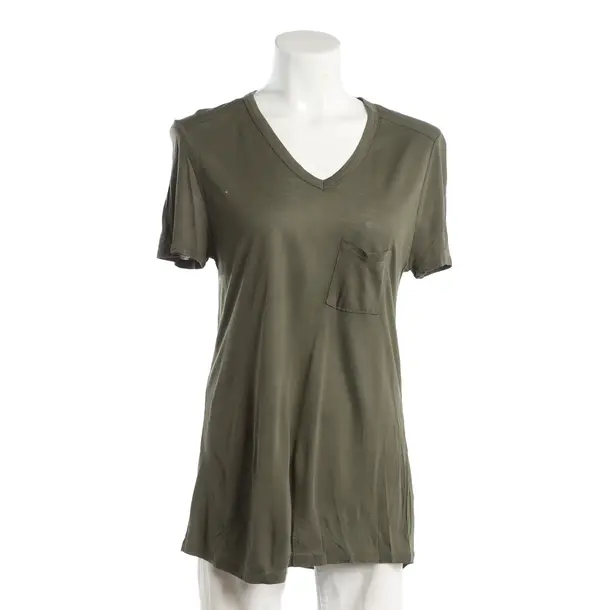Shirt, in Green, Viscose, Alexander Wang