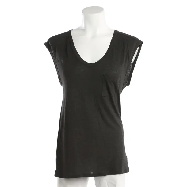 Top, in Dunkelgrau, Viskose, Alexander Wang