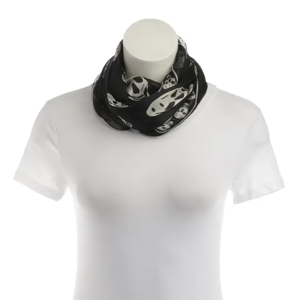 Tuch, in Schwarz, Seide, Alexander McQueen