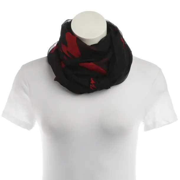 Tuch, in Rot, Seide, Alexander McQueen