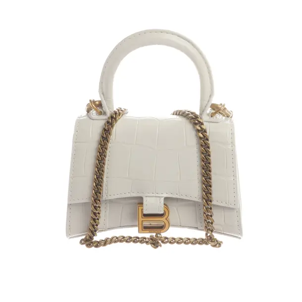 Borsa da sera, in Bianco, Pelle, Balenciaga