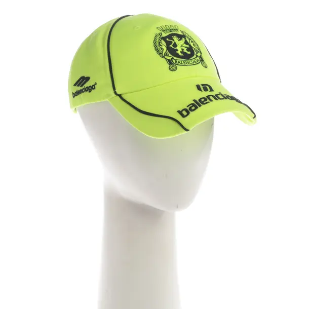 Cappello, in Giallo neon, Cotone, Balenciaga
