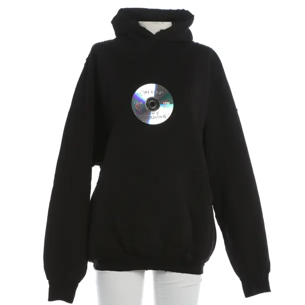 Hoodie, in Black, Cotton, Balenciaga