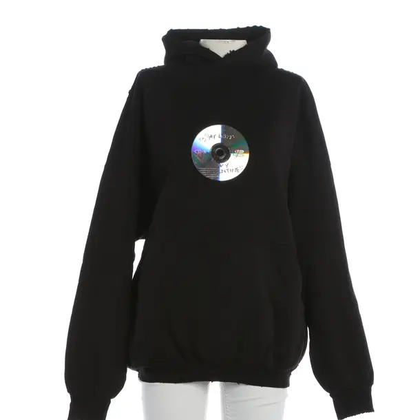 Felpa con cappuccio, in Nero, Cotone, Balenciaga