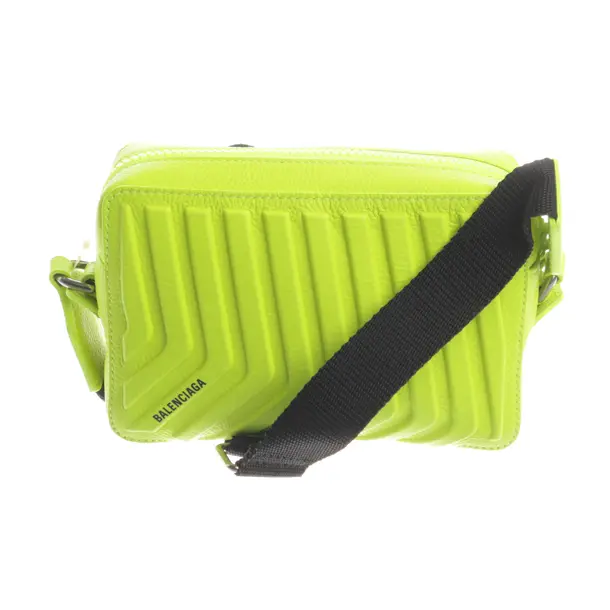 Shoulder Bag, in Yellow, Leather, Balenciaga