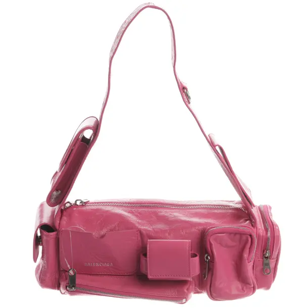 Shoulder Bag, in Pink, Leather, Balenciaga
