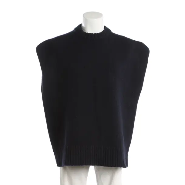 Sweater Vest, in Navy, Wool, The Row