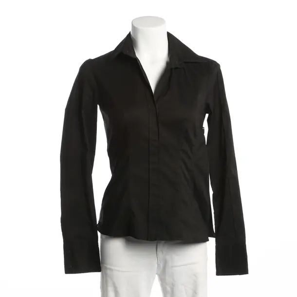 Bluse, in Schwarz, Baumwolle, Hugo Boss Black Label