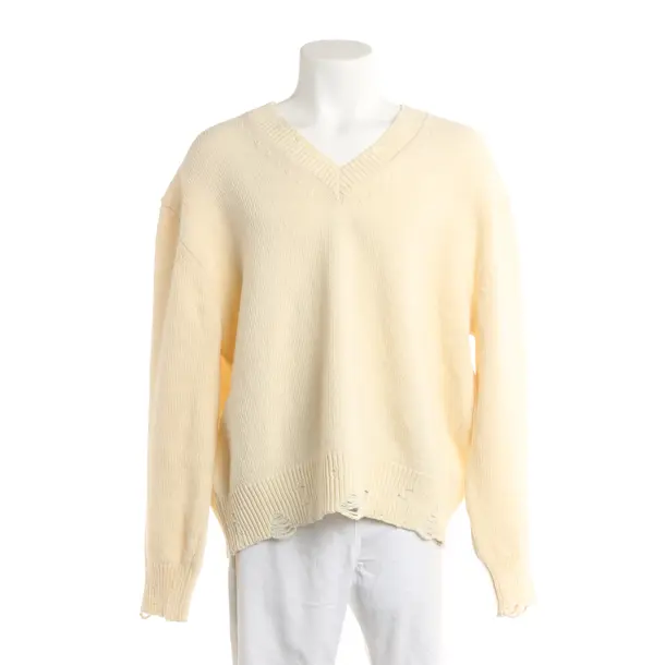 Pullover, in Beige, Wolle, Ami Paris