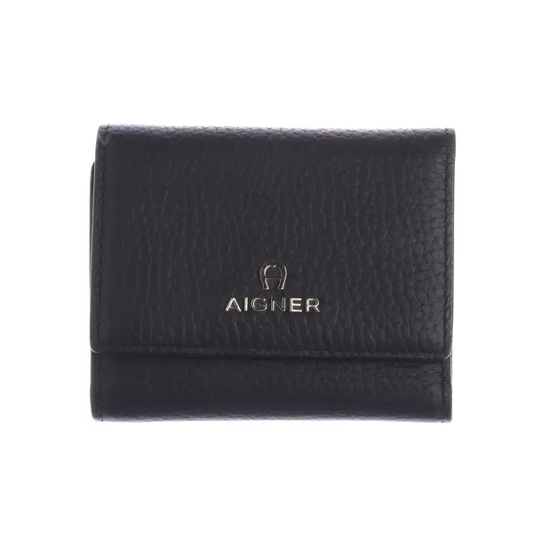 Wallet, in Black, Leather, Aigner