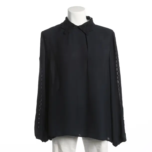 Bluse, in Navy, Polyester, Steffen Schraut