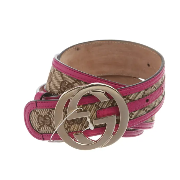 Belt, in Pink, Cotton, Gucci