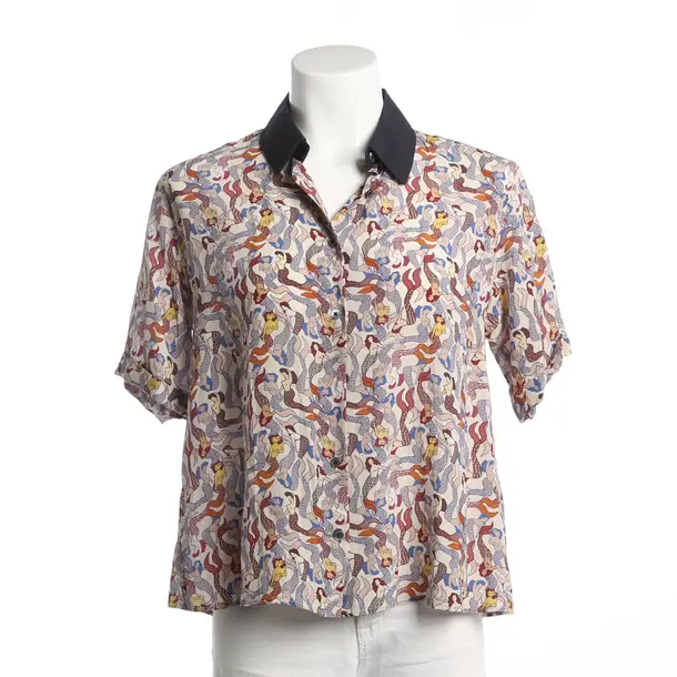 Blouse, in Multicolored, Silk, Odeeh