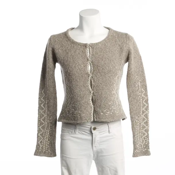 Cardigan, in Light Brown, Wool, Marc Cain