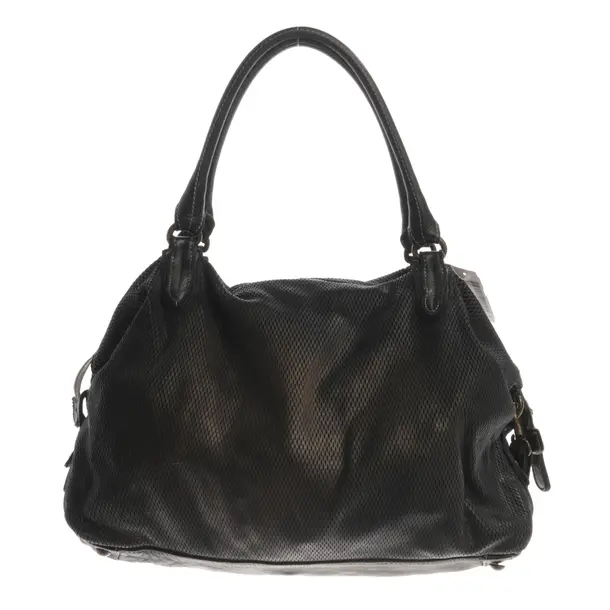 Schultertasche, in Dunkelgrau, Baumwolle, Reptile´s House
