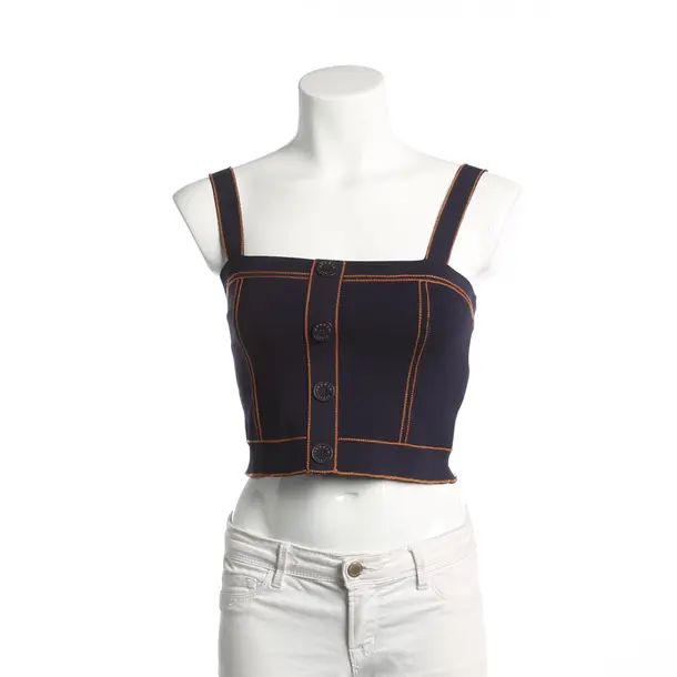 Top, in Navy, Viscose, Sandro