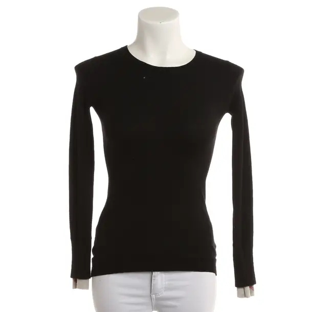 Wollpullover, in Schwarz, Wolle, Burberry Brit