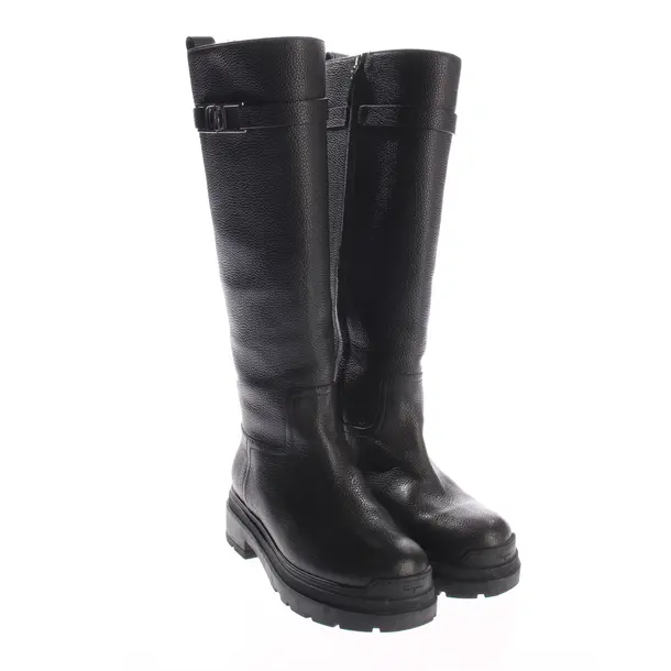 Overkneestiefel, in Schwarz, Salvatore Ferragamo