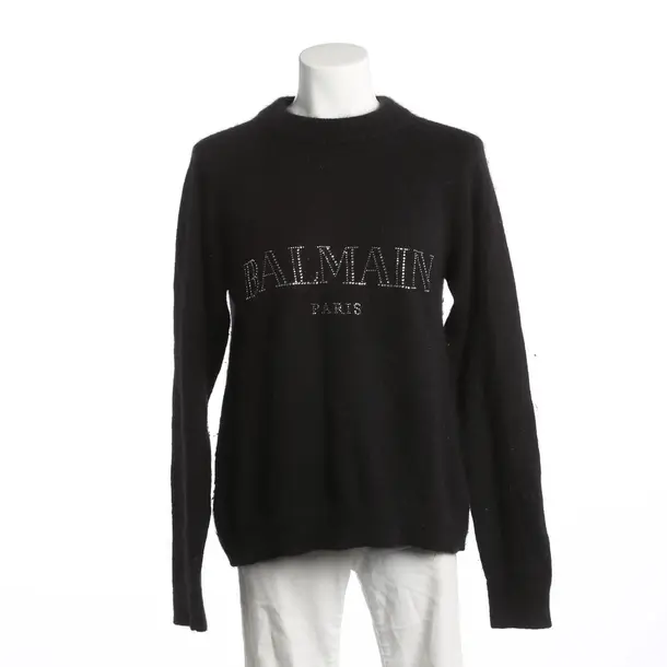 Pullover, in Schwarz, Wolle, Balmain