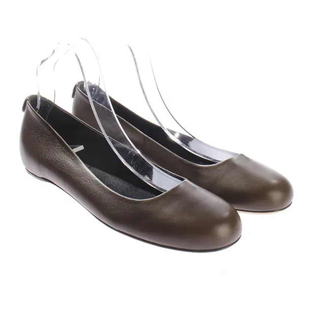 Ballerinas, in Dunkelgrün, Gucci