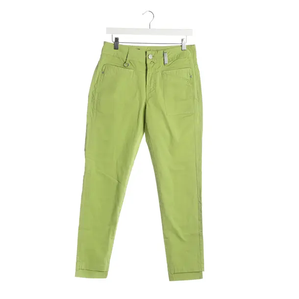Jeans slim fit, in Verde chiaro, Cotone, Uso elevato