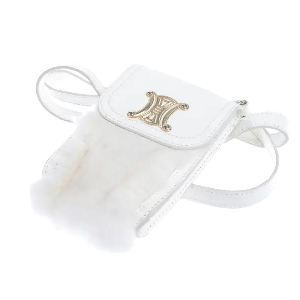 Handytasche, in Beige, Leder, Céline