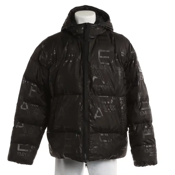 Winter Jacket, in Black, Polyester, Emporio Armani