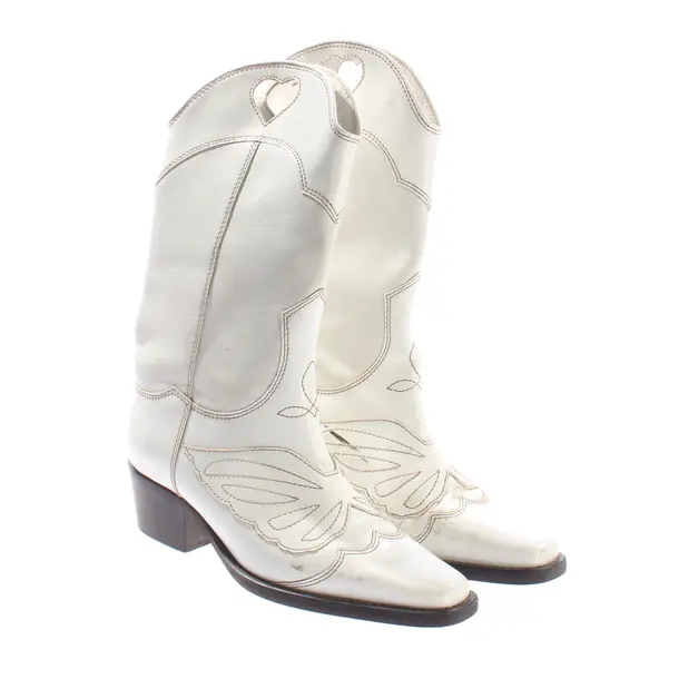 Stiefeletten, in Weiß, Ganni