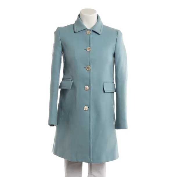 Übergangsmantel, in Hellblau, Wolle, Gucci