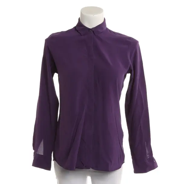 Bluse, in Lila, Seide, Caliban