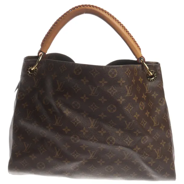 Schultertasche, in Braun, Canvas, Louis Vuitton