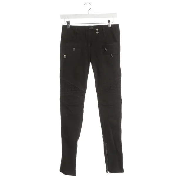 Skinny Jeans, in Black, Cotton, Balmain