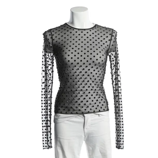 Long Sleeve Shirt, in Black, Polyester, Balmain