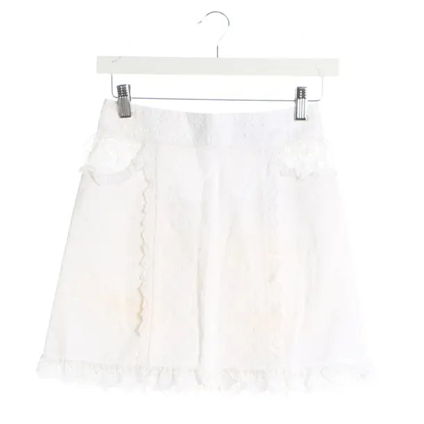 Skirt, in White, Cotton, Louis Vuitton