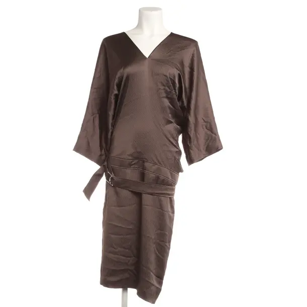 Dress, in Brown, Silk, Hermès