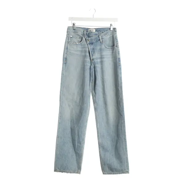Straight Fit Jeans, in Light Blue, Cotton, Agolde