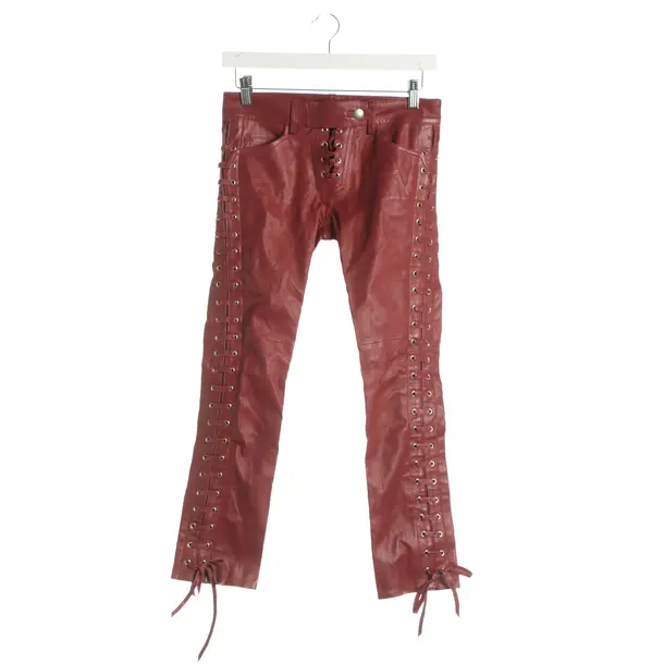 Pants, in Light Red, Leder, Isabel Marant