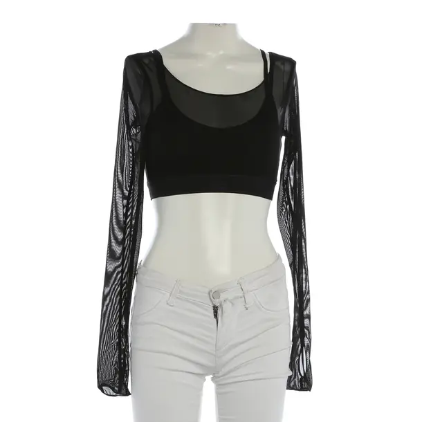 Long Sleeve Shirt, in Black, Polyamide, Alo Yoga