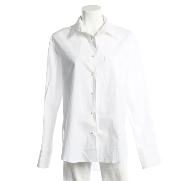 Bluse, in Weiß, Baumwolle, Frankie Shop