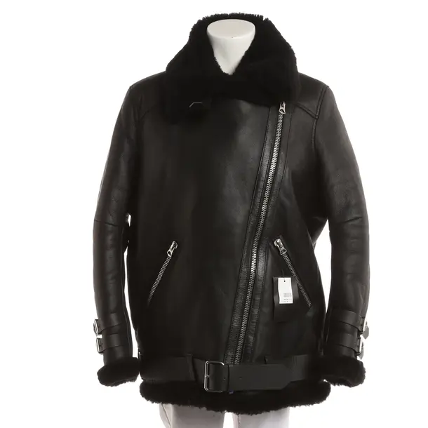 Lederjacke, in Schwarz, Leder, Acne Studios