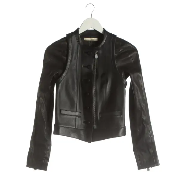 Lederjacke, in Schwarz, Leder, Balenciaga