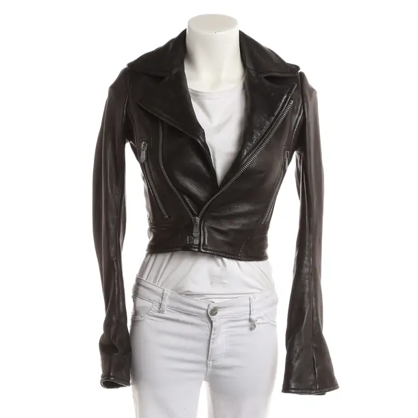 LeatherJacket, in Black, Leather, Balenciaga
