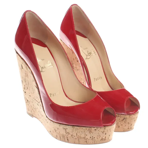 Wedges, in Rot, Christian Louboutin