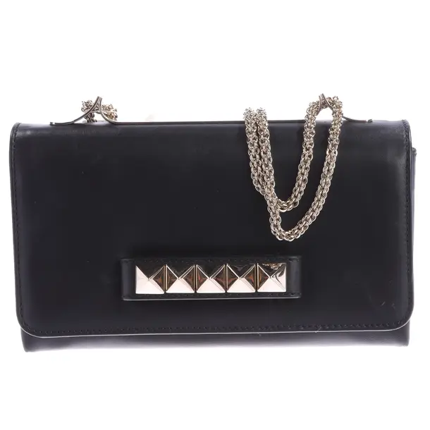 Abendtasche, in Schwarz, Leder, Valentino