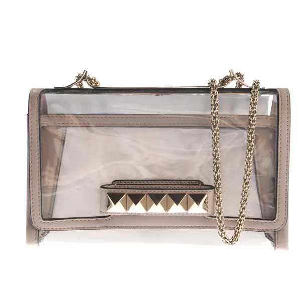 Borsa a cinture a tracolla, in Rosa chiaro, Polivinile, Valentino