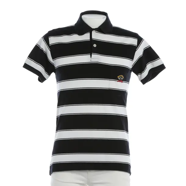 Poloshirt, in Schwarz, Baumwolle, Paul & Shark