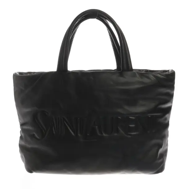 Shopper Bag, in Black, Leather, Saint Laurent